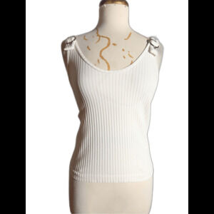 Bella Seamless Tank Top Size L/XL Y2K Grunge Dark Academia Coquette Indie